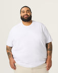 Wide the Brand | Premium T-Shirt | XL to 6XL | White