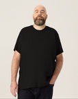 Wide the Brand | Stretch cotton T-shirt | Black