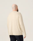 Wide the Brand | Knit V-Neck Sweater | Oatmeal