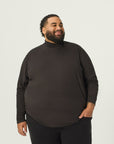 Wide the Brand | Premium Turtleneck | XL to 6XL | Black
