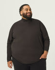 Wide the Brand | Premium Turtleneck | XL to 6XL | Black