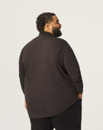 Wide the Brand | Premium Turtleneck | XL to 6XL | Black