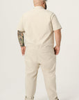Wide the Brand | Stretch Jumpsuit | XL to 6XL | Beige