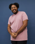 Wide the Brand | Stretch cotton T-shirt | Dusty Pink
