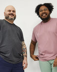 Wide the Brand | Stretch cotton T-shirt | Heather Grey