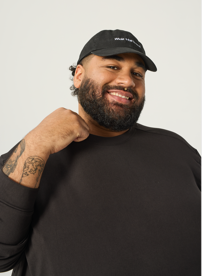 Wide the Brand | Cap | XL to 6XL | Black