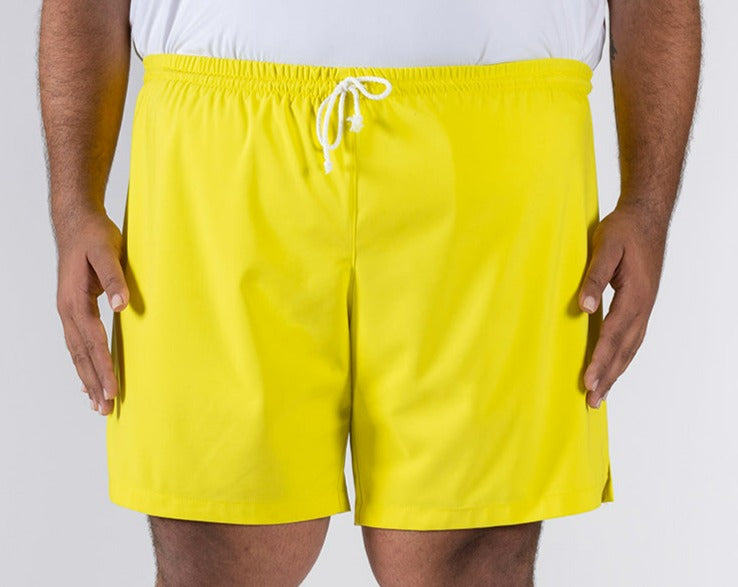 Wide the Brand | Stretch Swimsuit | XL to 6XL | Bright Yellow