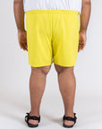 Wide the Brand | Stretch Swimsuit | XL to 6XL | Bright Yellow