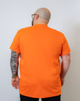 Wide the Brand | Textured T-Shirt | XL to 6XL | Orange