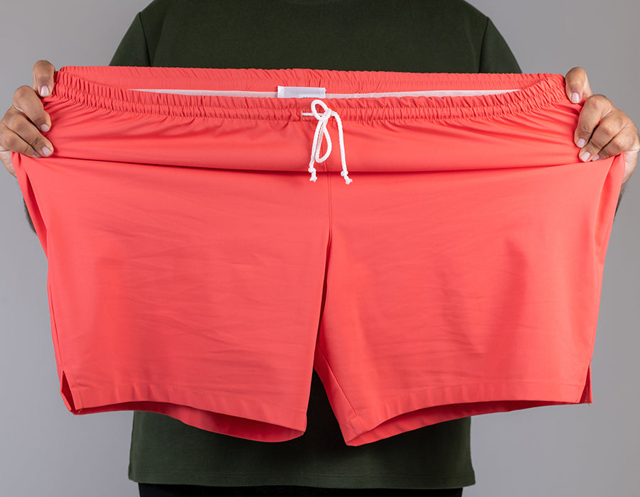 Wide the Brand | Stretch Swimsuit | XL to 6XL | Coral