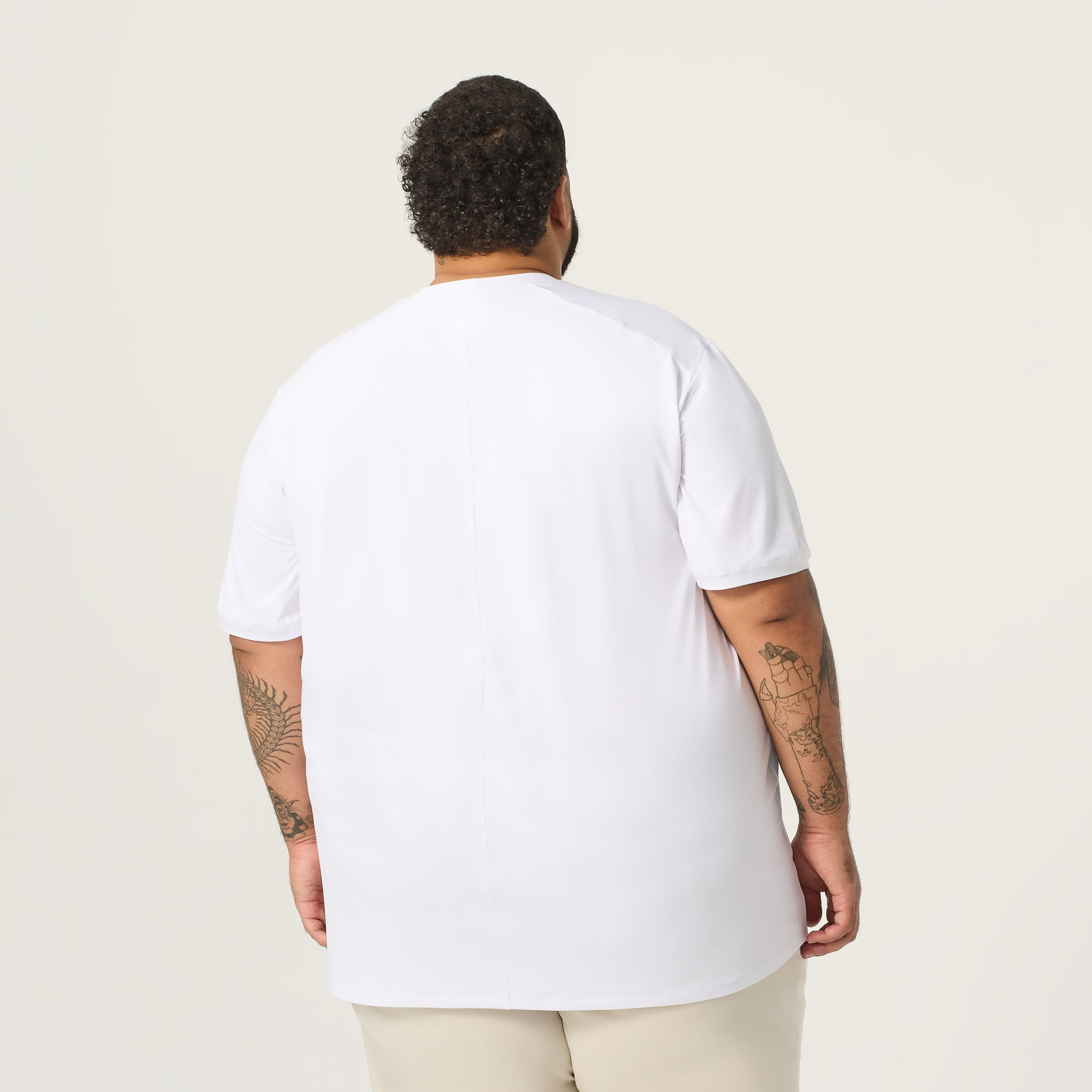 Wide the Brand | Premium T-Shirt | XL to 6XL | White
