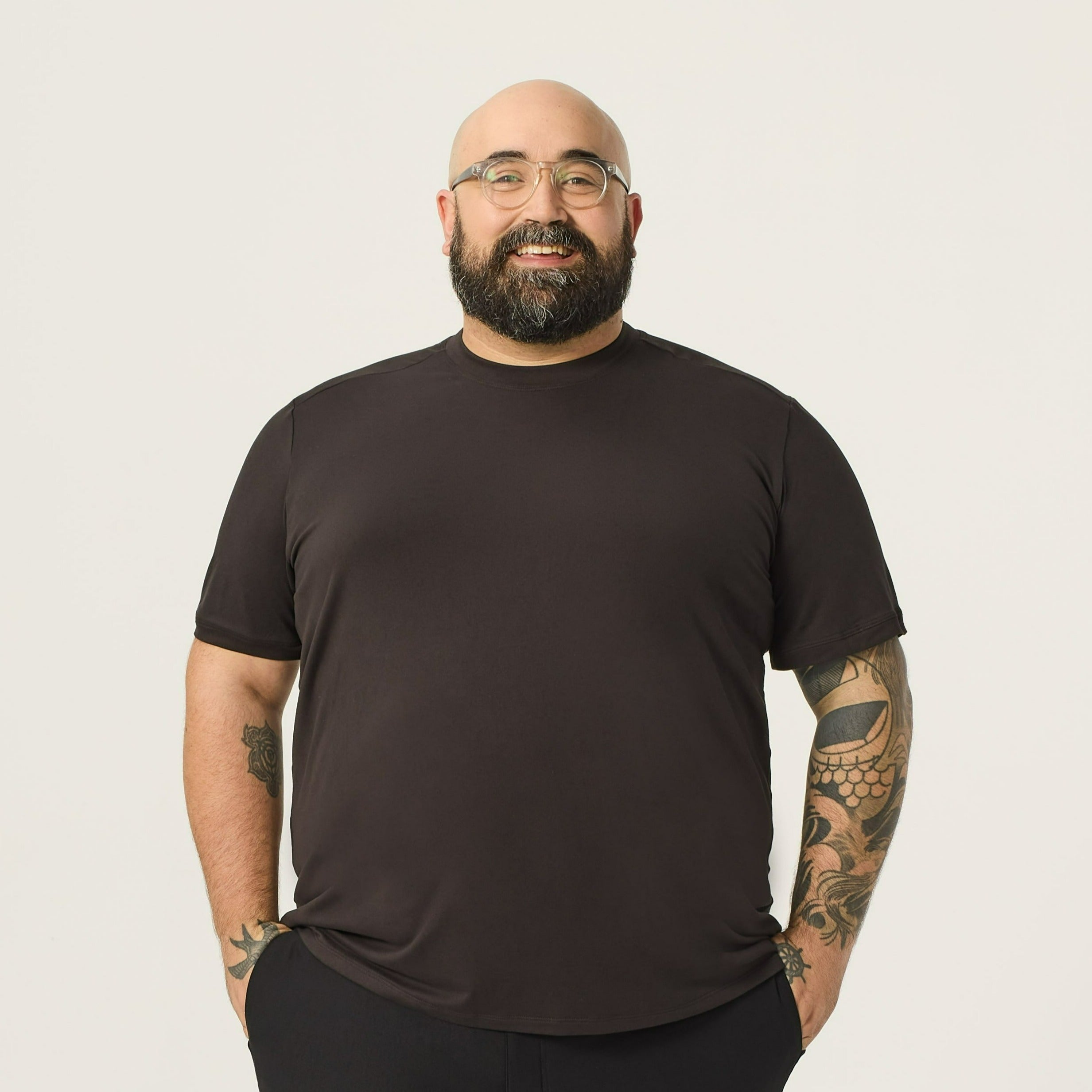 Wide the Brand | Premium T-Shirt | XL to 6XL | Black