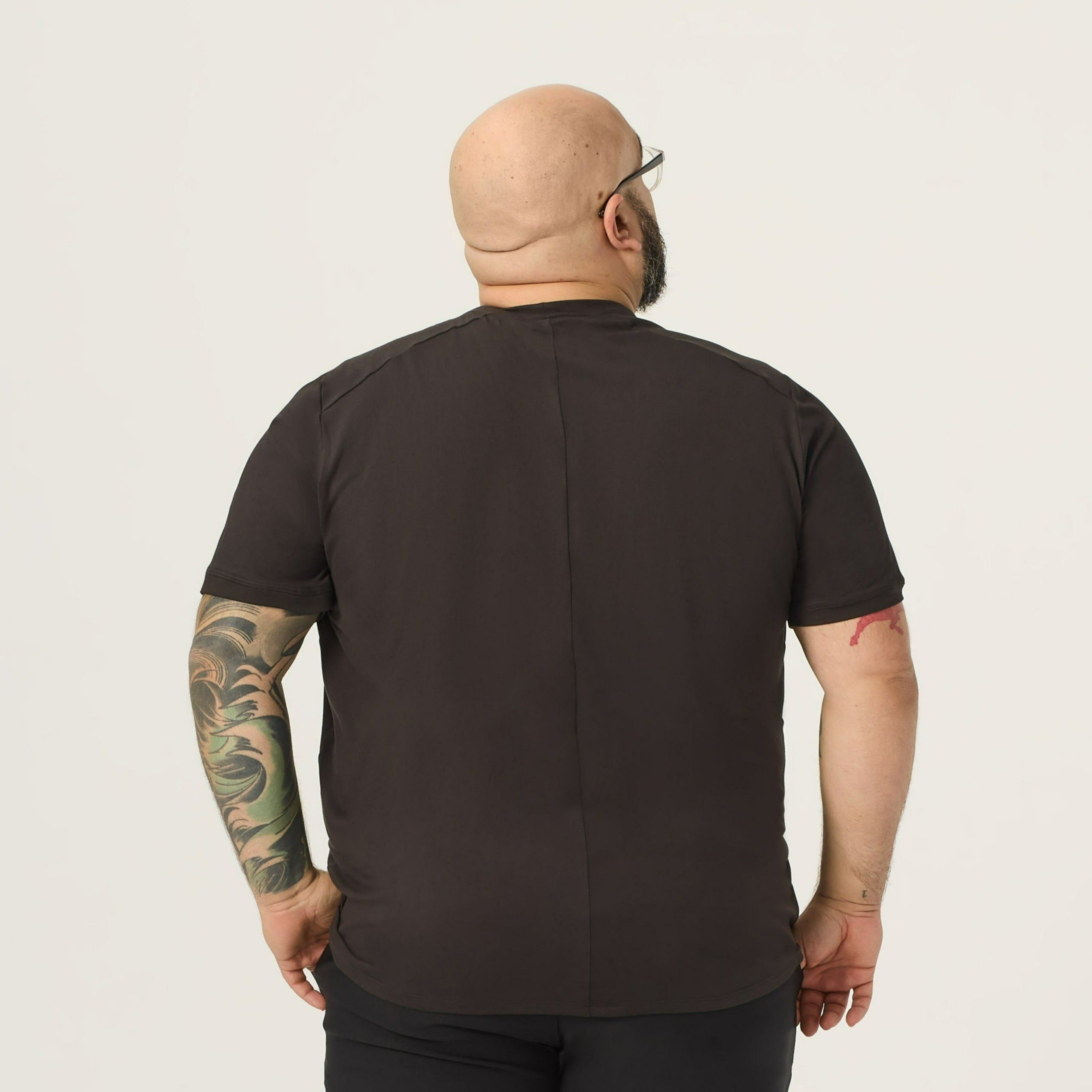 Wide the Brand | Premium T-Shirt | XL to 6XL | Black