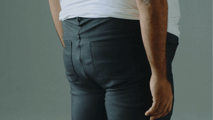 Wide the Brand | Stretch Chino Pant | XL to 6XL | Black