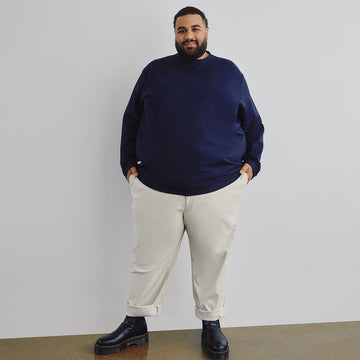 Wide the Brand | Stretch Chino Pant | XL to 6XL | Beige