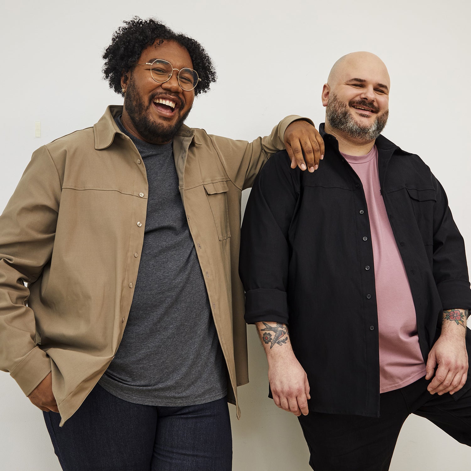 Wide the Brand | Stretch Overshirt | Black